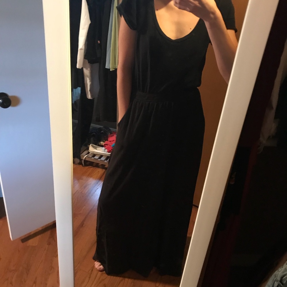 Free People Beach Open Back Cotton Maxi